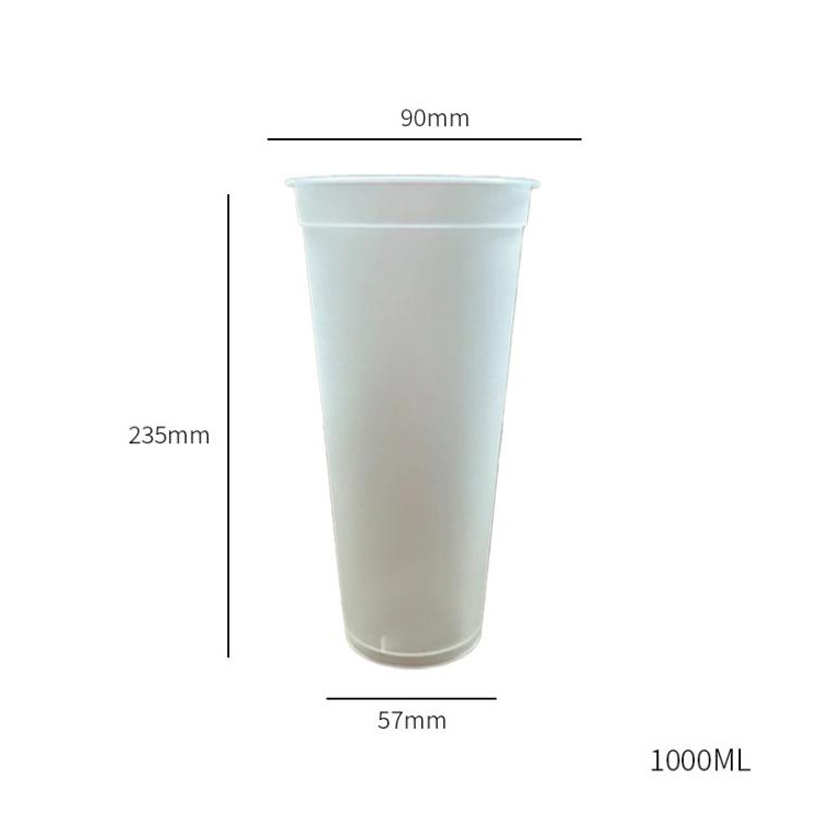 1000ml 인쇄 PP 컵